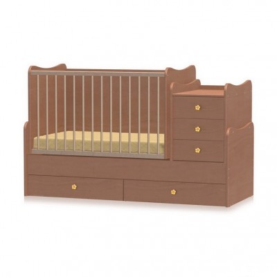 Детская кроватка-трансформер Bertoni MAXI PLUS (beech)
